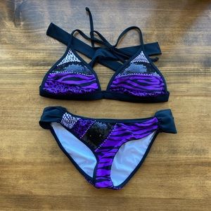 Guess leopard swimsuit